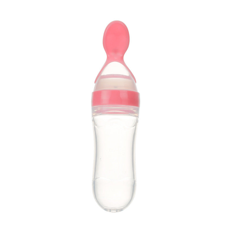 Baby food squeeze feeder for easy feeding