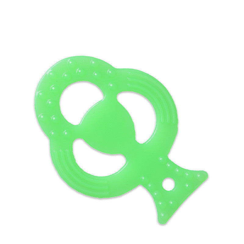 Easy-grip silicone teething toy for babies