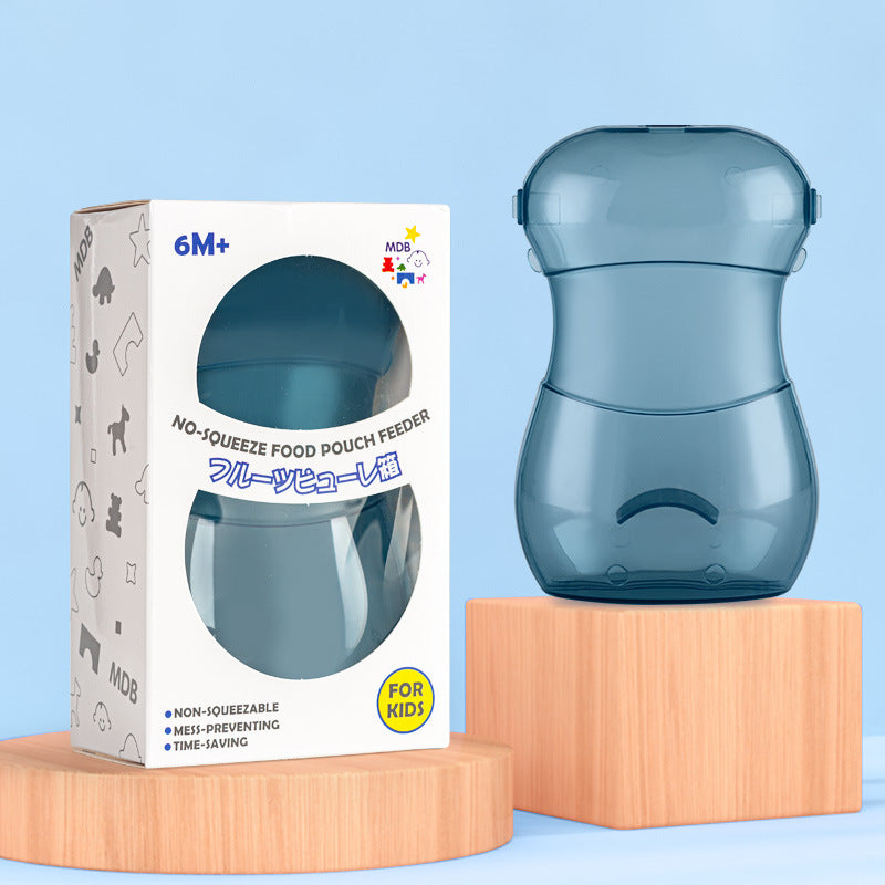 Reusable baby food pouch for purees