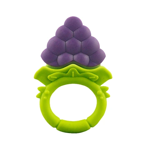 Baby fruit teether for soothing gums