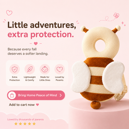 CuddleShield™ Head Protector – Soft &amp;amp; Comfortable Head Cushion