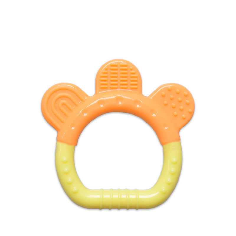 Baby teething toy with fruit-inspired design