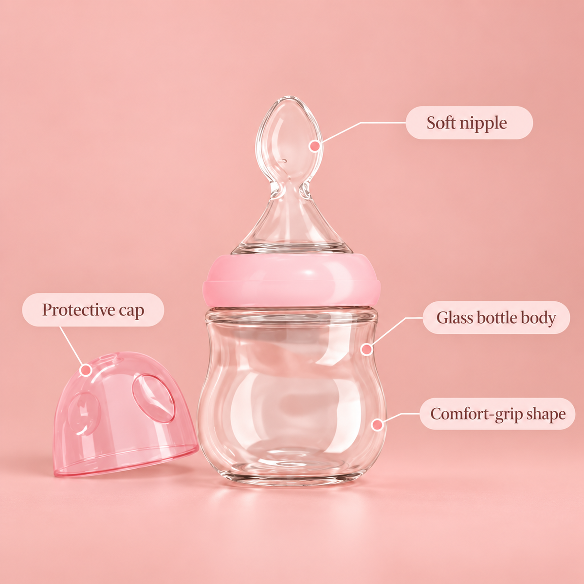 Baby Feeding Glass Bottle