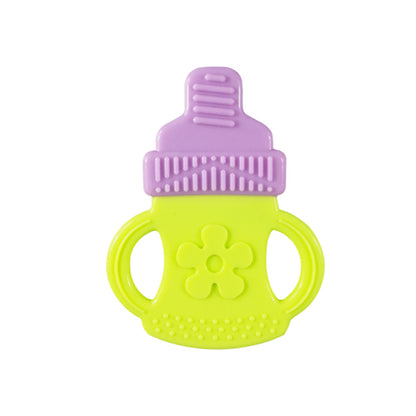 Soft silicone baby teether for comfortable chewing